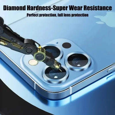  KUZ00M 99AR HD Titanium Camera Lens Protector for iPhone 14 Pro